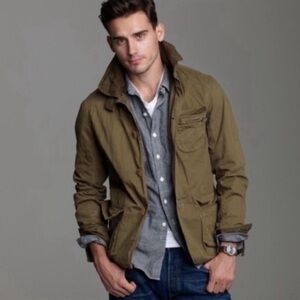 J. Crew Men’s Trapper Jacket - Olive/Moss, Size S